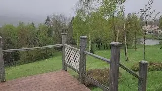 Big snowflakes fall in western Maine as May nor