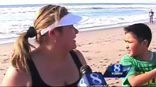 Big waves pound local beaches