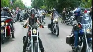 Bikers pay tribute to local fallen Marine