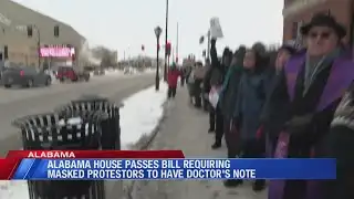 Bill regulates wearing a mask while protesting in Alabama