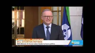Bill shorten retires press conference the morning show