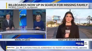 Billboards now up in search for missing Mobile County family