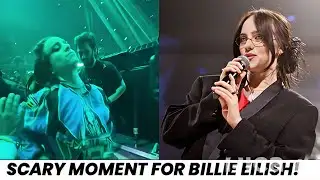 Billie Eilish Aggressively Pulled by Fan During Miami Concert