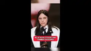Billie Eilish stolen land comment backfires