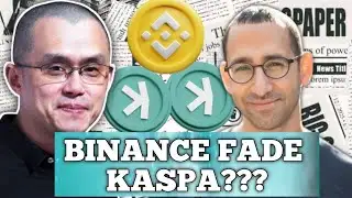 BINANCE FADED Kaspa at Dubai Blockchain Week... BIG MISTAKE | KASPA CRYPTO NEWS