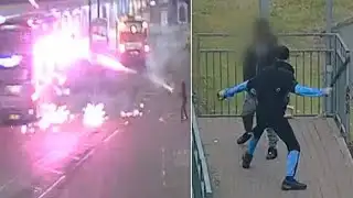 Birmingham Bus Chaos: Teens Launch Fireworks at Drivers!