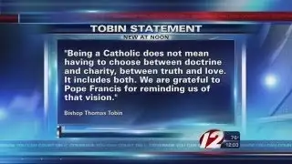 Bishop Tobin reacts to Pope