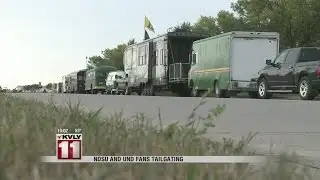 Bison and UND Fans Tailgate