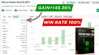 Bitcoin Robot Grid MT4 | Best BTCUSD Grid Trading EA | Automated Crypto Robot