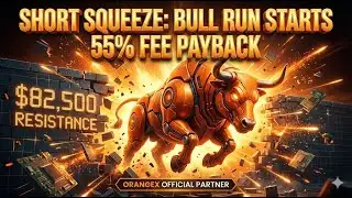 Bitcoin Short Squeeze About to EXPLODE | $90K Target #OrangeX Welcome Bonus