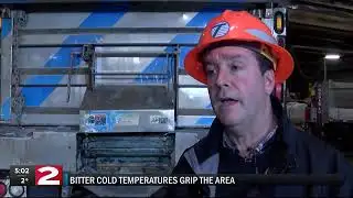 Bitter cold temperatures grip the area