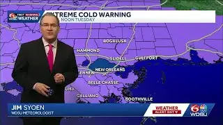 Bitter cold Tuesday morning, tracking another strong cold front