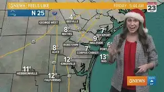 Bitterly cold and blustery Friday