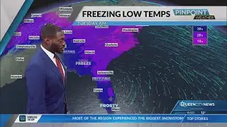 Bitterly cold Mon. for Carolinas as icy roads, alerts remain