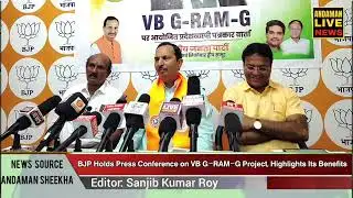 BJP Holds Press Conference on VB G–RAM–G Project, Highlights Its Benefits