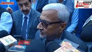 BJP MLAs stage protest outside J&K Assembly.