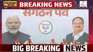 भाजपा के नव निर्वाचित राष्ट्रीय अध्यक्ष श्री नितिन नवीन #bjp #news #media #newvideo  #nitinnabin