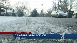 Black Ice Danger