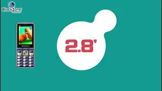 BLACKZONE WINX 2.8 Inch Display with Touch Screen & Jio SIM Support