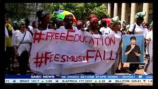 Blade Nzimande has called for calm amid protests over tuition fees