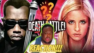 Blade VS Buffy (Marvel VS Buffy the Vampire Slayer) | DEATH BATTLE! Reaction!!