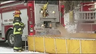 Blandford building destroyed in fire