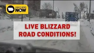 Blizzard-like conditions in Eastern Iowa as second massive snowstorm hits state