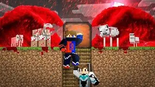 BLOOD RAIN vs Doomsday Bunker in Minecraft
