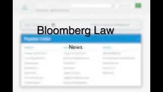 Bloomberg Law: News