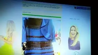 Blue and black dress non-news.