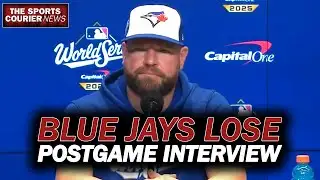 Blue Jays Manager John Schneider on World Series Loss to Dodgers