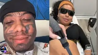 Blueface React To Chrisean Rock Removing More Tattoos Of Him!