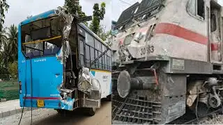 “BMTC Bus Hit by Superfast Express Near Hoodi,