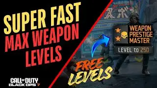 BO7 Max Weapon Levels FAST (PRESTIGE 2 LEVEL 250 GUNS)