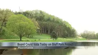 Board could vote Monday on bluff park project