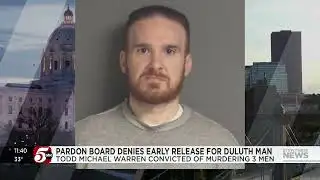 Board of Pardons meets Tuesday, denies Duluth man