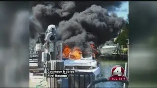 Boat explosion in Naples canal