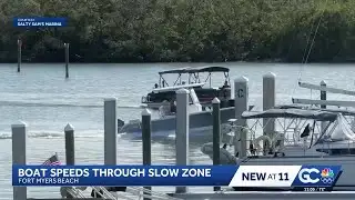 Boaters alarmed by speeding in Fort Myers Beach manatee zone