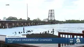 Boaters protest potential changes to Stuart drawbridge