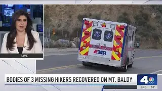 Bodies of 3 missing hikers recovered on Mt. Baldy