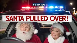BODYCAM: Santa & Mrs. Claus Pulled Over for Speeding in Ohio