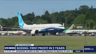 Boeing reports first quarterly profit in 2 years