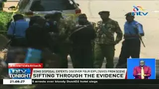 Bomb disposal experts discover four explosives from the Dusit attack scene