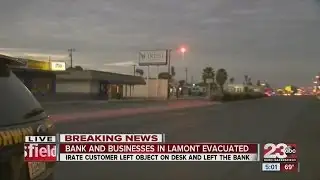 Bomb scare shuts down bank in Lamont