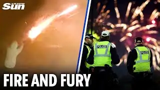 Bonfire Night carnage details revealed as pyro yobs throw FIREWORK inside Scots takeaway