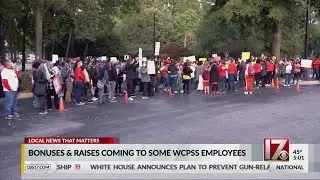 Bonuses, raises coming to some WCPSS employees