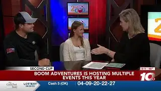 BOOM Adventures highlighting multiple upcoming events on 2nd Cup