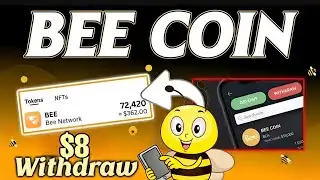 Boom 💥 Bee Network New Update ll Finally Bee Coin Withdrawal Started 😱 1Bee = $8 🤑🎉 #beenetwork 