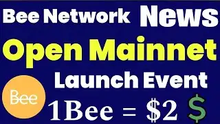 Boom 💥 Bee Network News ll Bee Coin Open Mainnet Launch event 😱 1Bee = $2 🤑🎉 #beenetwork 