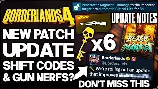 Borderlands 4 - WARNING: New BIG Patch, Dev Talk, Broken Guns, Shift Codes, Maurice Location & More!